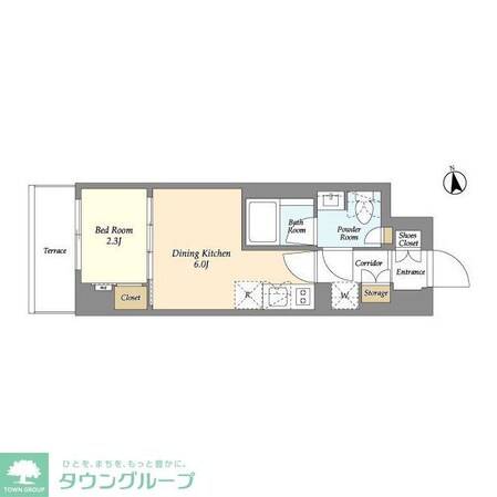 AIFLAT品川戸越パークサイドの物件間取画像